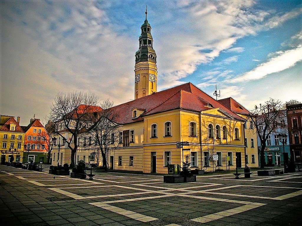 Miasto Grunberg w Polsce puzzle online
