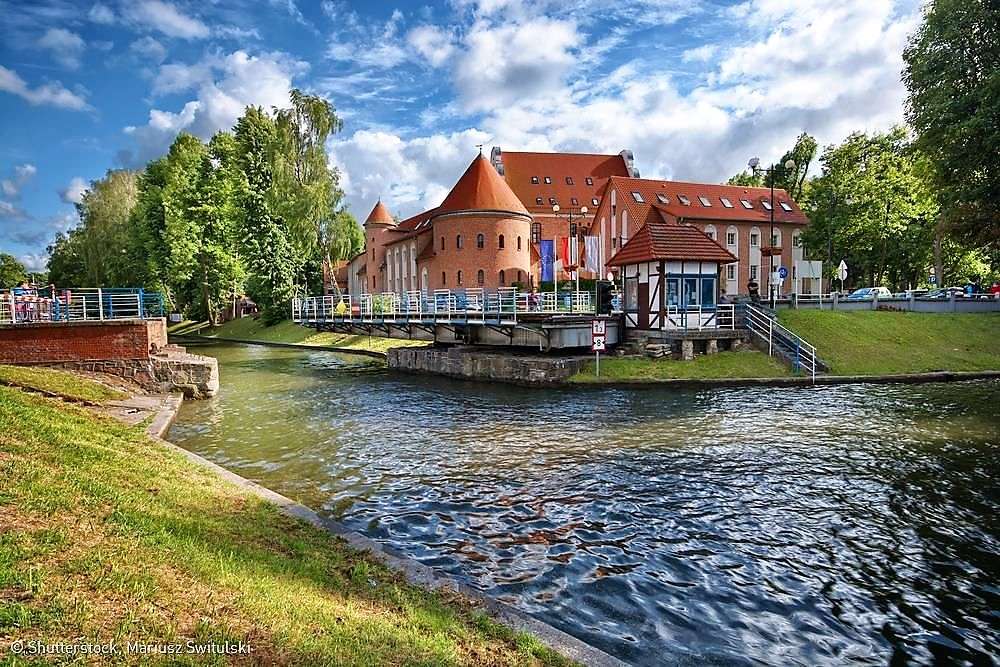 Miasto Giżycko w Polsce puzzle online