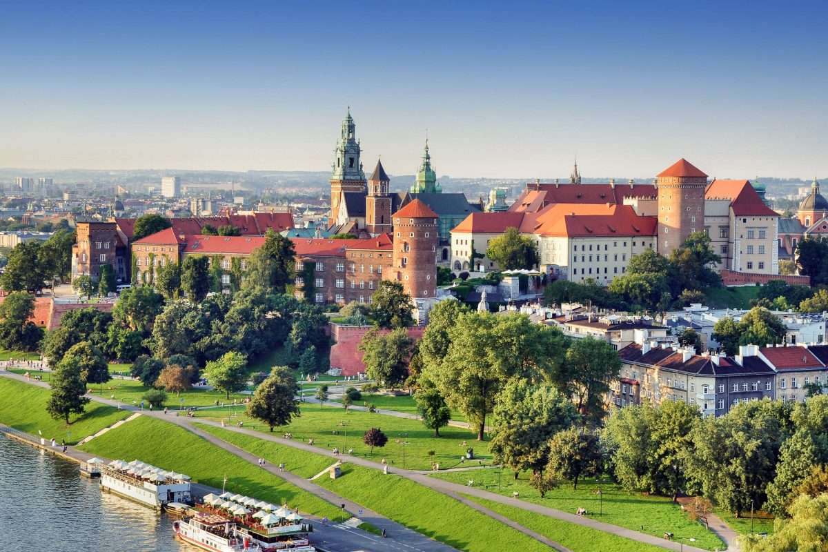 Miasto Kraków w Polsce puzzle online