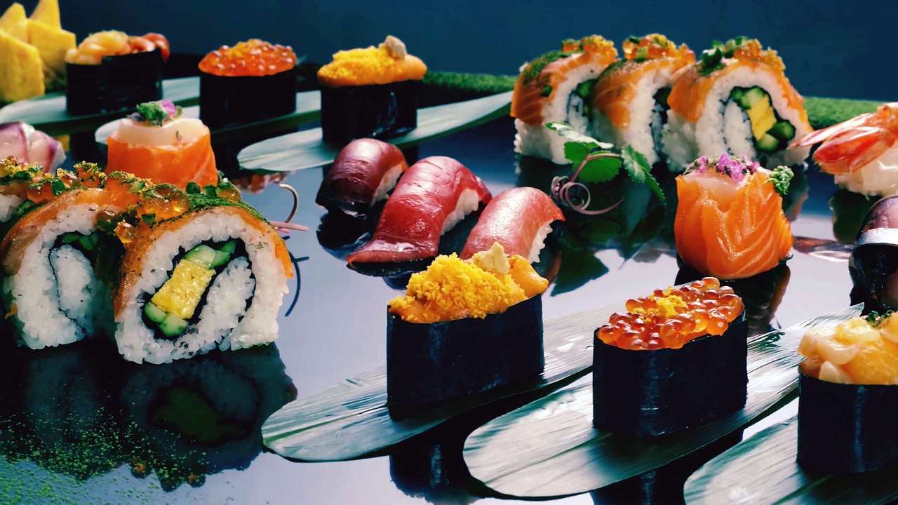 Rolka sushi puzzle online