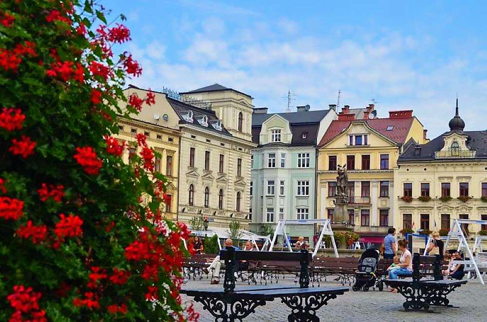 Miasto Cieszyn w Polsce puzzle online