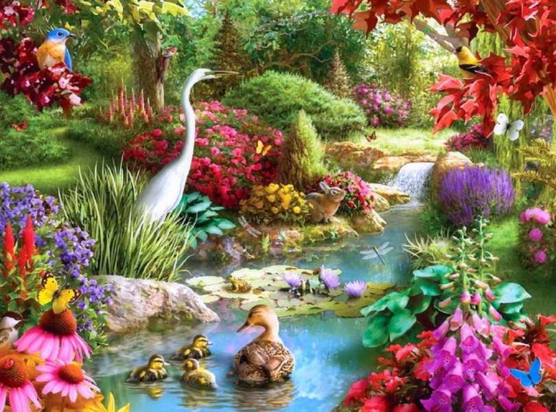 Piękno natury w pięknym miejscu puzzle online