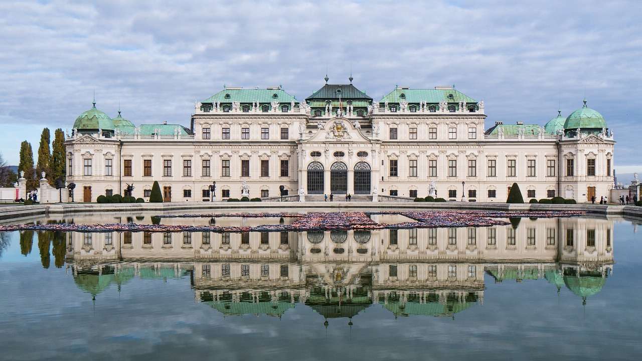 Zamek Belvedere Wiedeń puzzle online