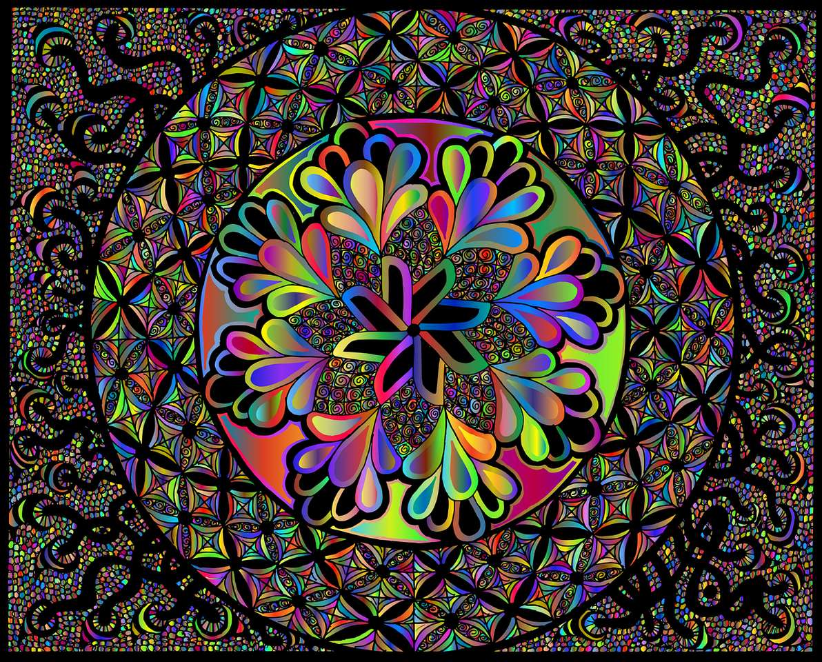 Mandala, medytacja puzzle online