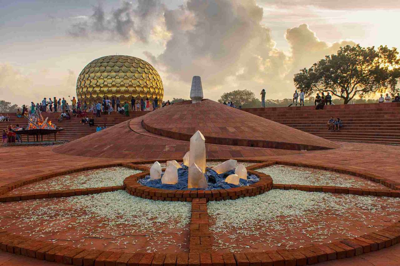 Auroville w Indiach puzzle online
