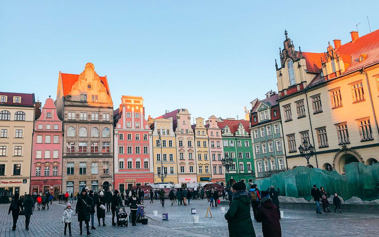 Miasto Wrocław w Polsce puzzle online