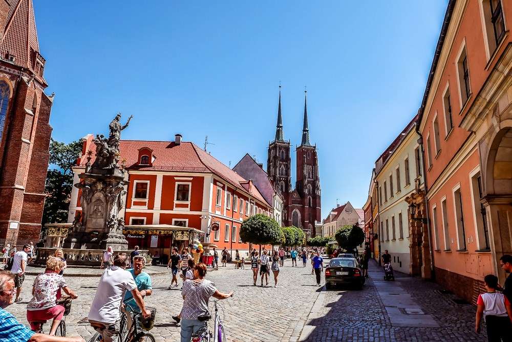 Miasto Wrocław w Polsce puzzle online