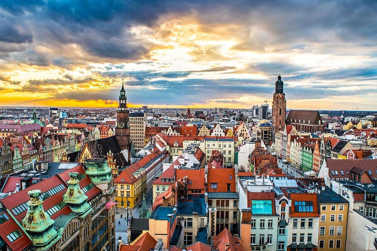 Miasto Wrocław w Polsce puzzle online