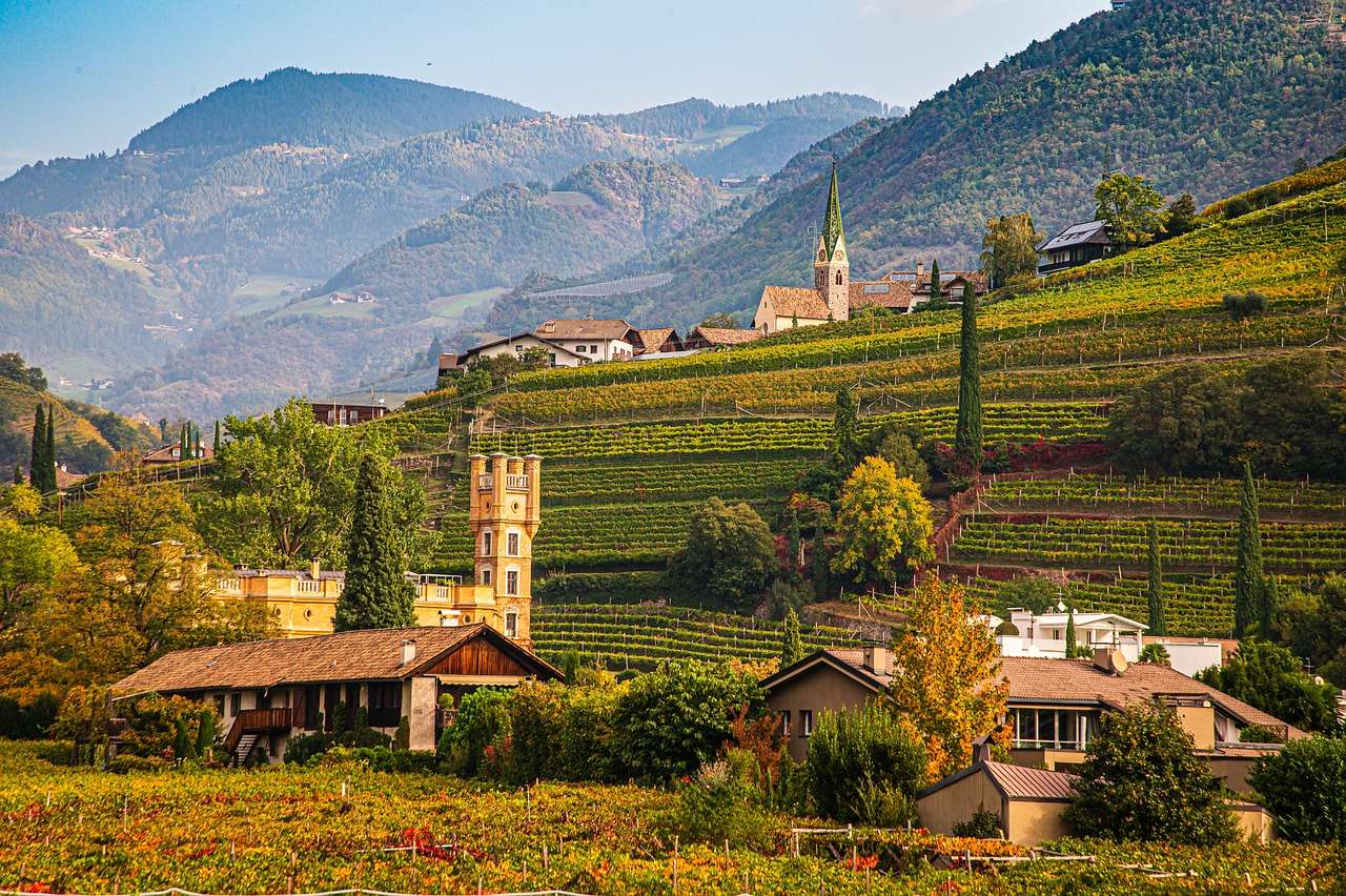 Winnica Bolzano Włochy puzzle online