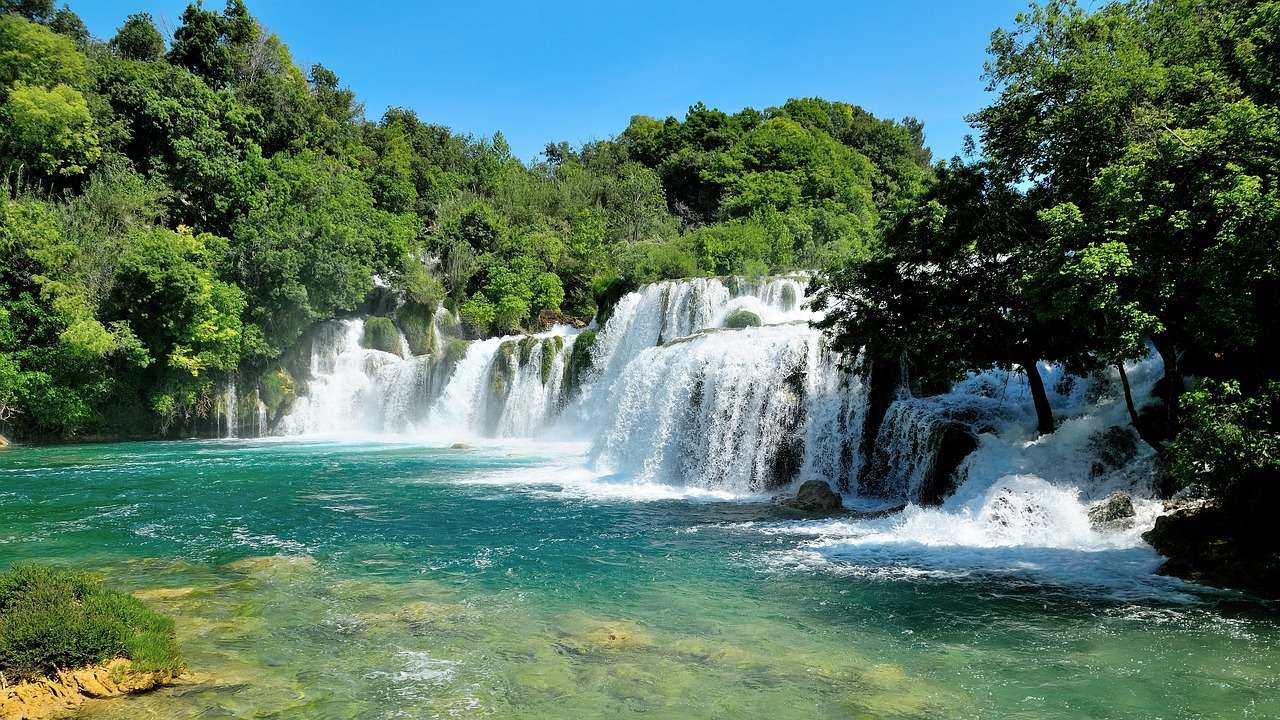 Wodospad Krka Chorwacja puzzle online