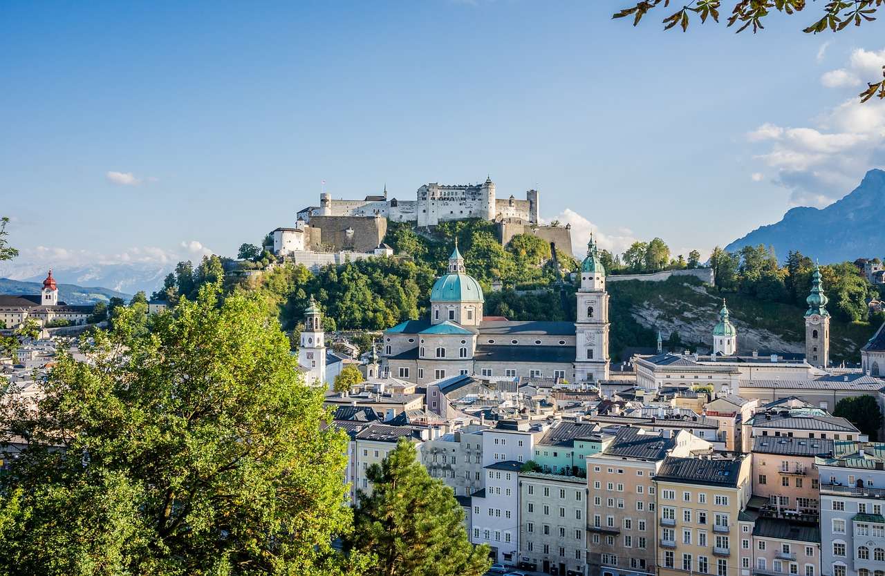 Historyczne centrum Salzburga puzzle online