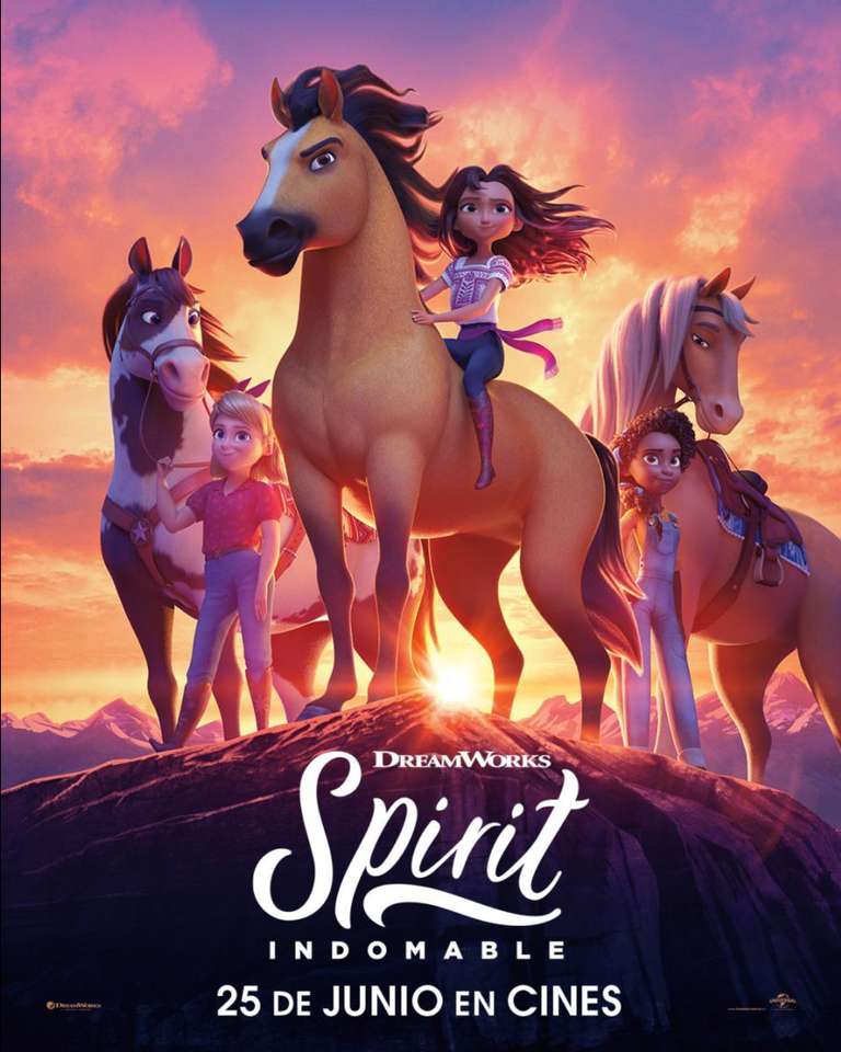 Międzynarodowy plakat filmowy Spirit Untamed puzzle online