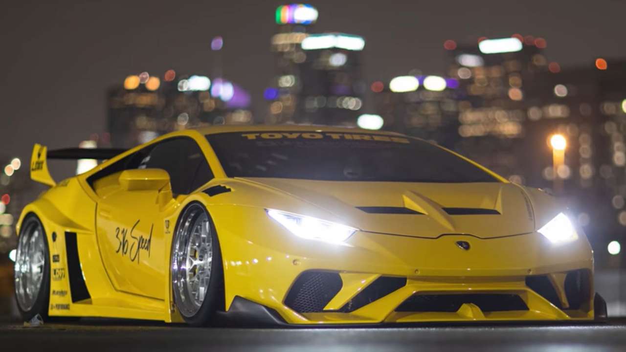 Lamborghini Huracan z podwójnym turbodoładowaniem puzzle online