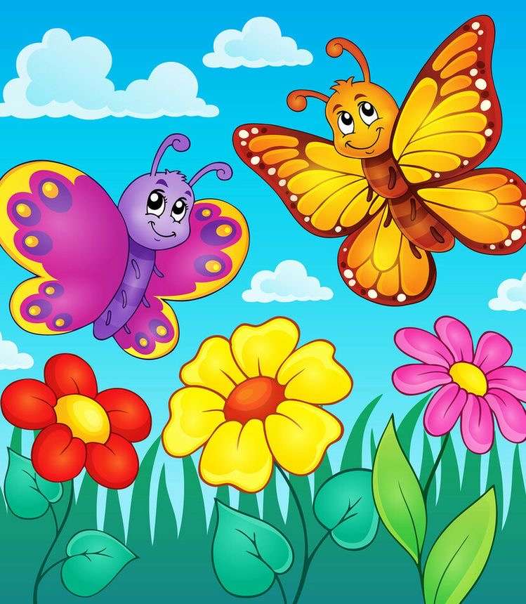 Яскраві метелики puzzle online