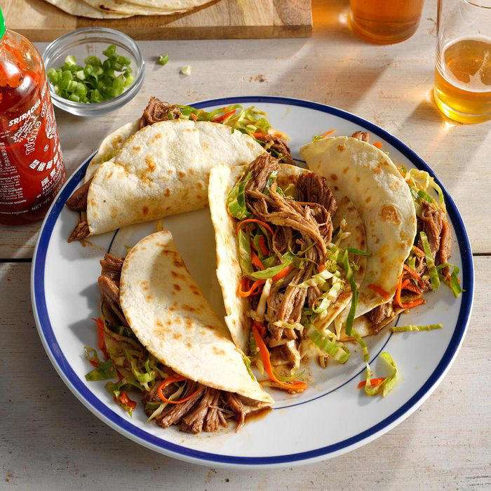 Tacos w stylu azjatyckim puzzle online