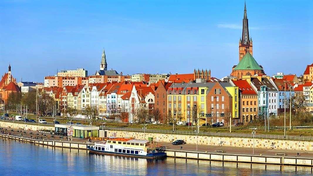 Miasto Szczecin w Polsce puzzle online