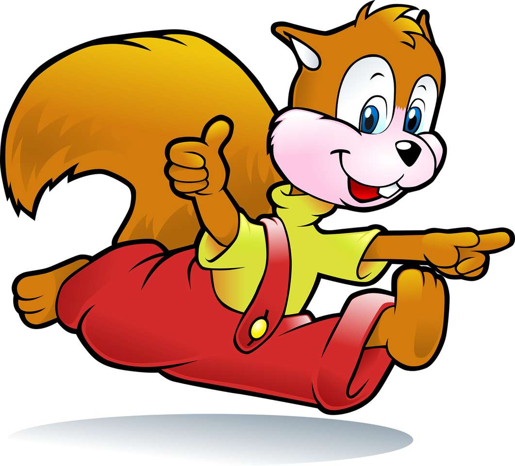 Wiewiórka biegacza gryzoni puzzle online
