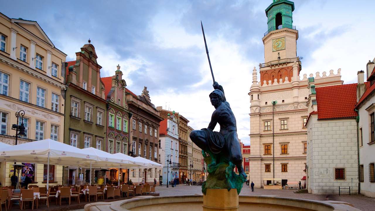 Miasto Poznań w Polsce puzzle online