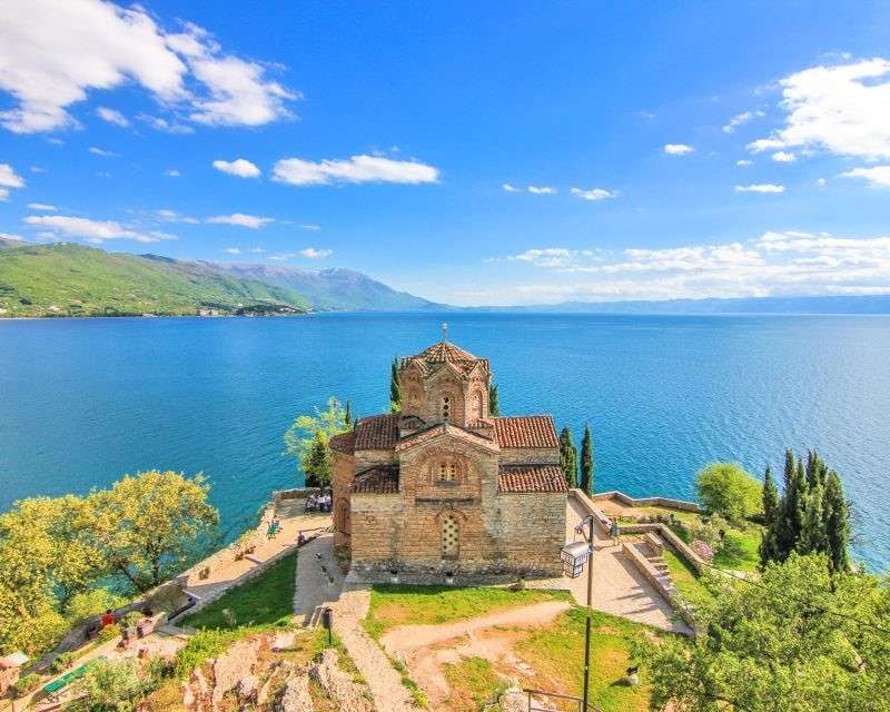 Macedonia i jezioro Ochrydzkie puzzle online