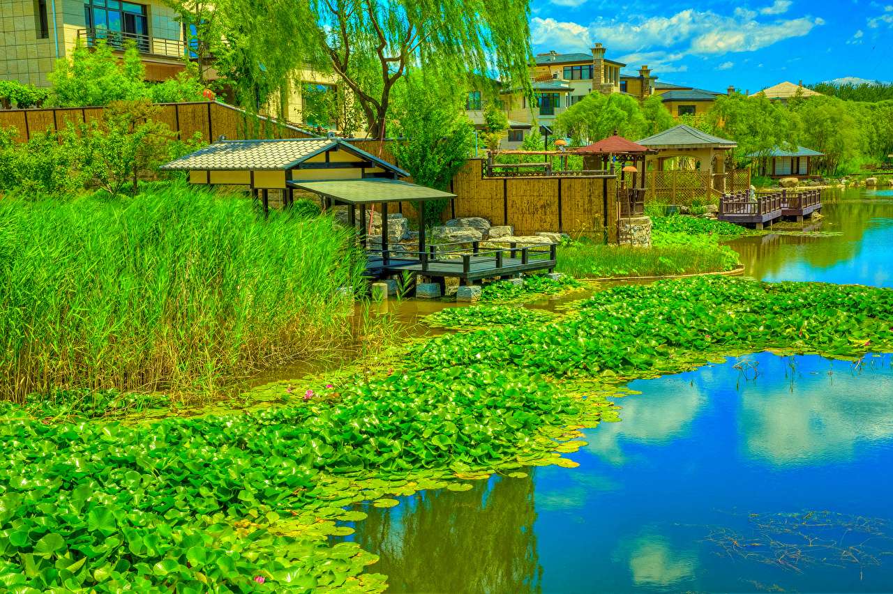 Chiny Park- Przystań przy Rzece Beijing Zen puzzle online