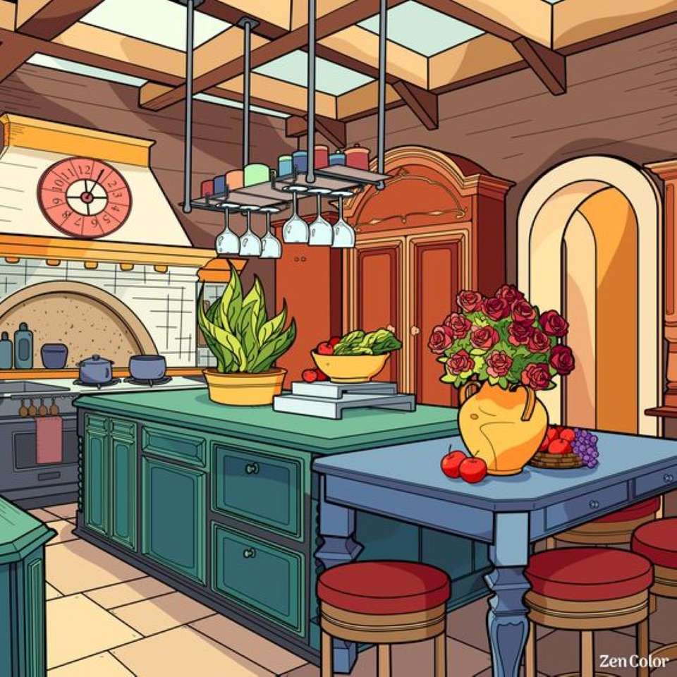 kuchnia domu puzzle online