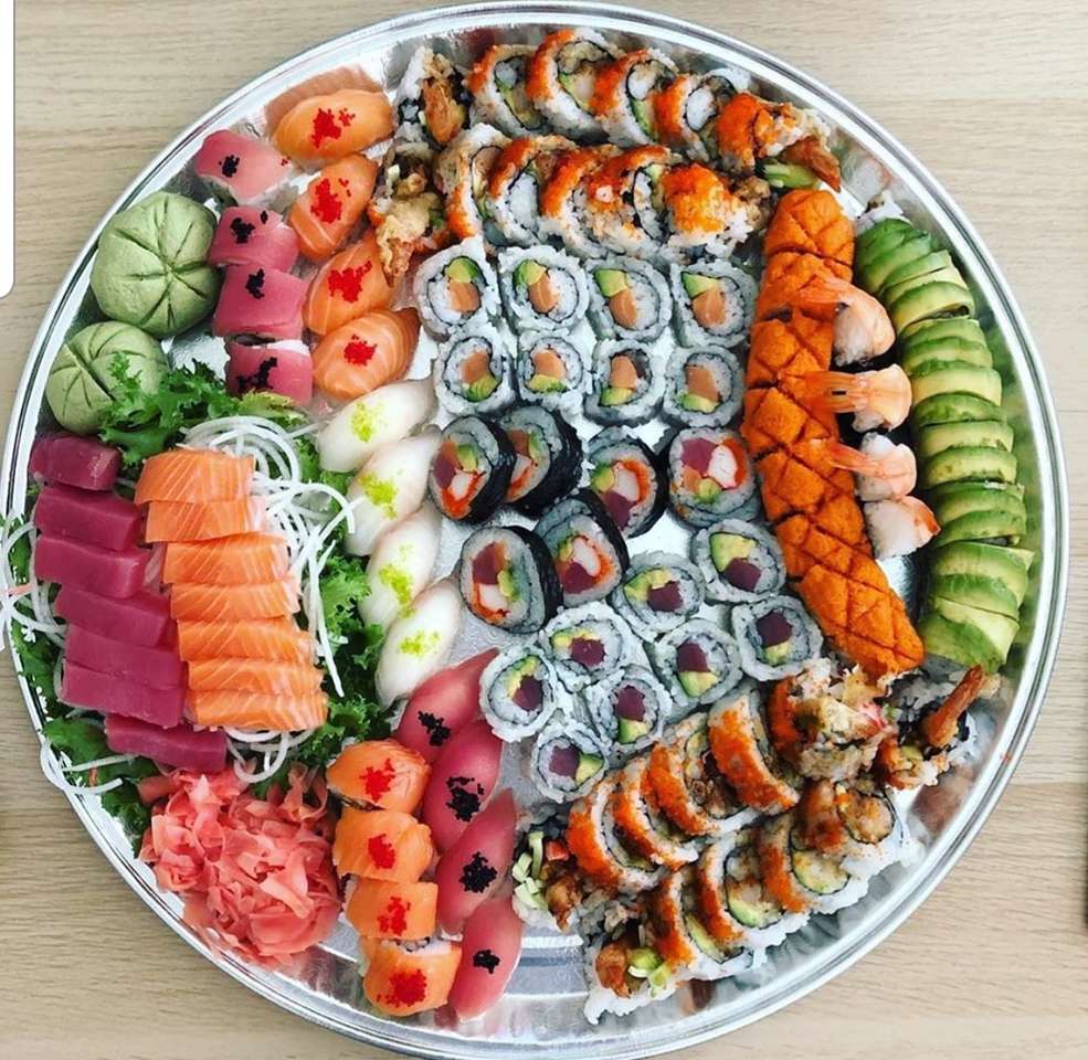 Talerz Sushi puzzle online