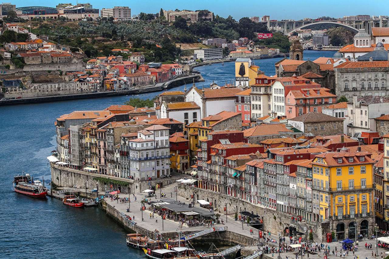 Porto to drugie co do wielkości miasto Portugalii puzzle online