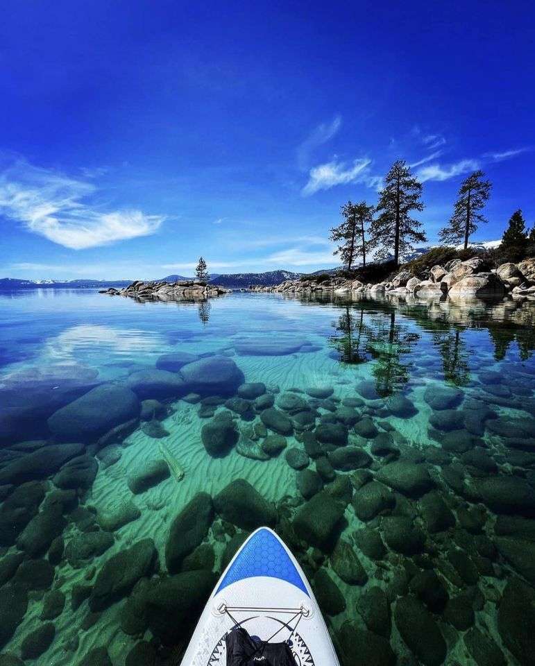 kajak na jeziorze Tahoe Nev. puzzle online