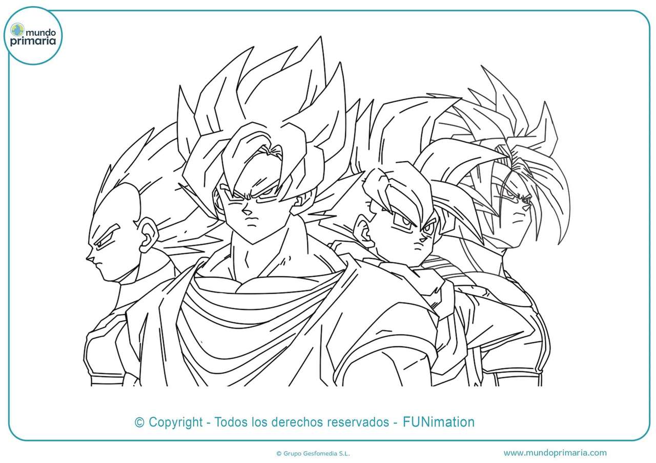 DRAGON BALL Z puzzle online