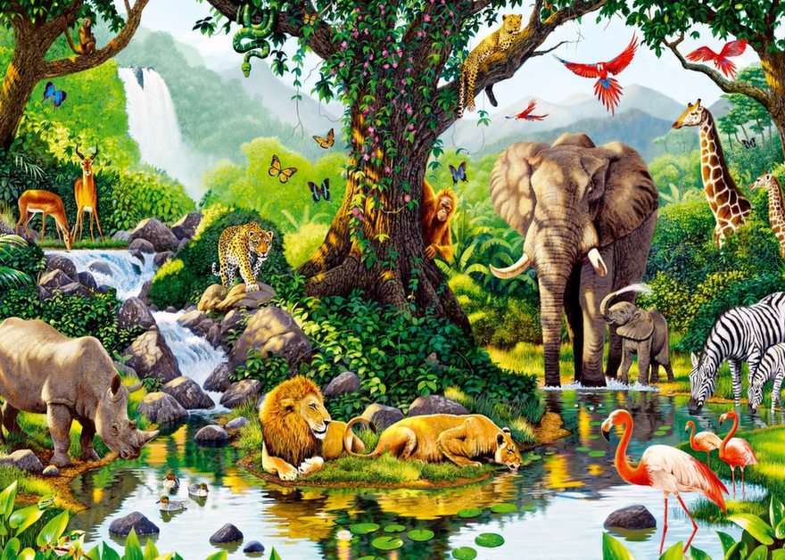 Ekosystemy i ich elementy puzzle online