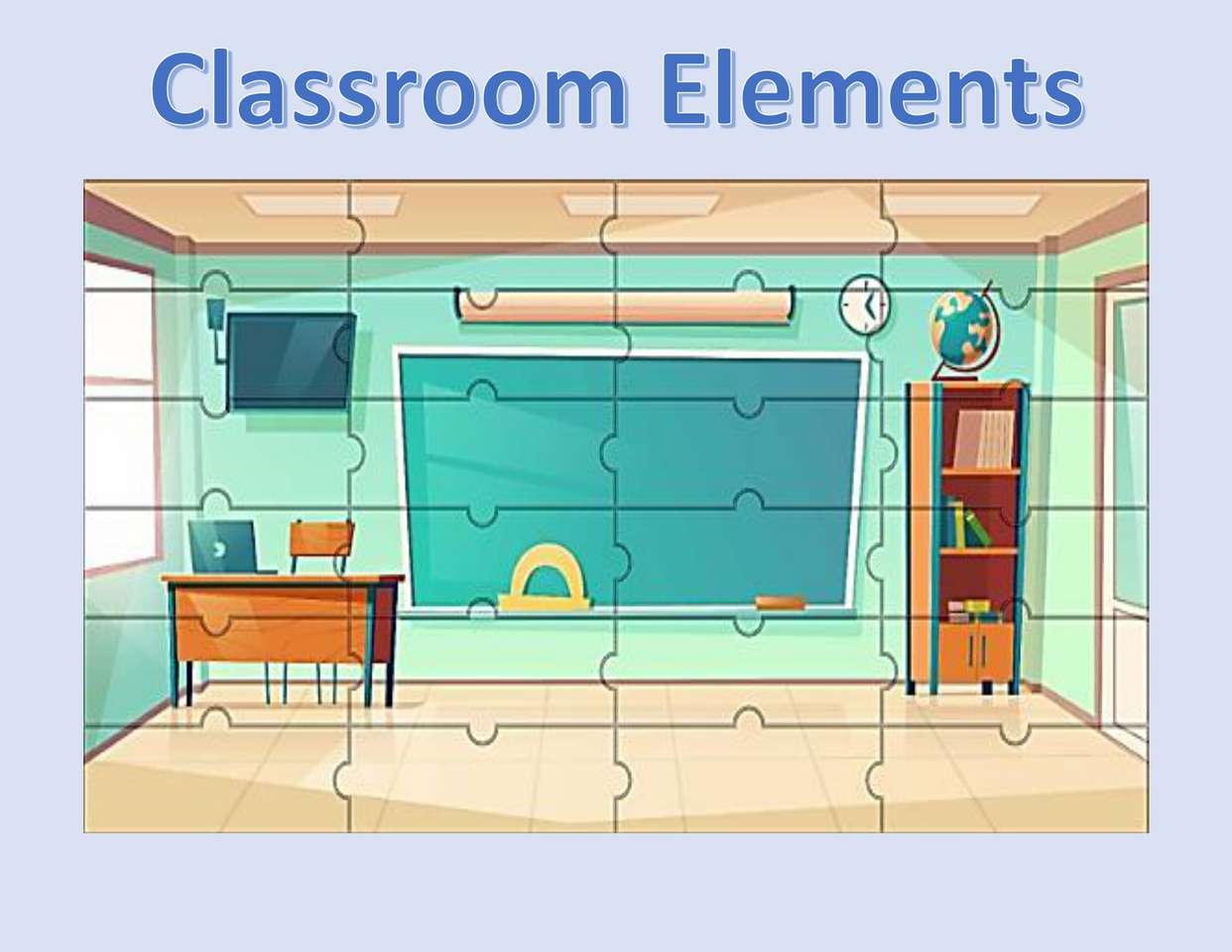 Elementy klasowe puzzle online