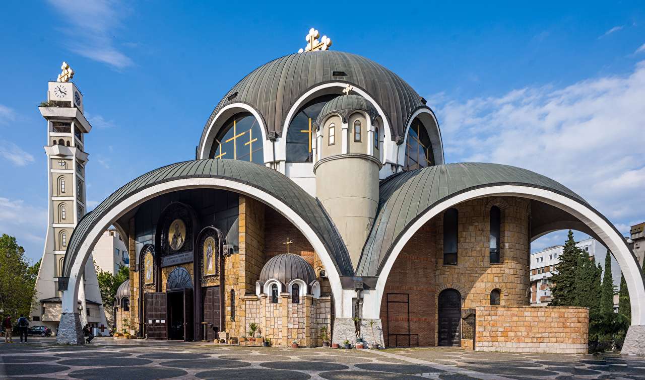 Cerkiew św. Klemensa z Ochrydy w Skopju puzzle online