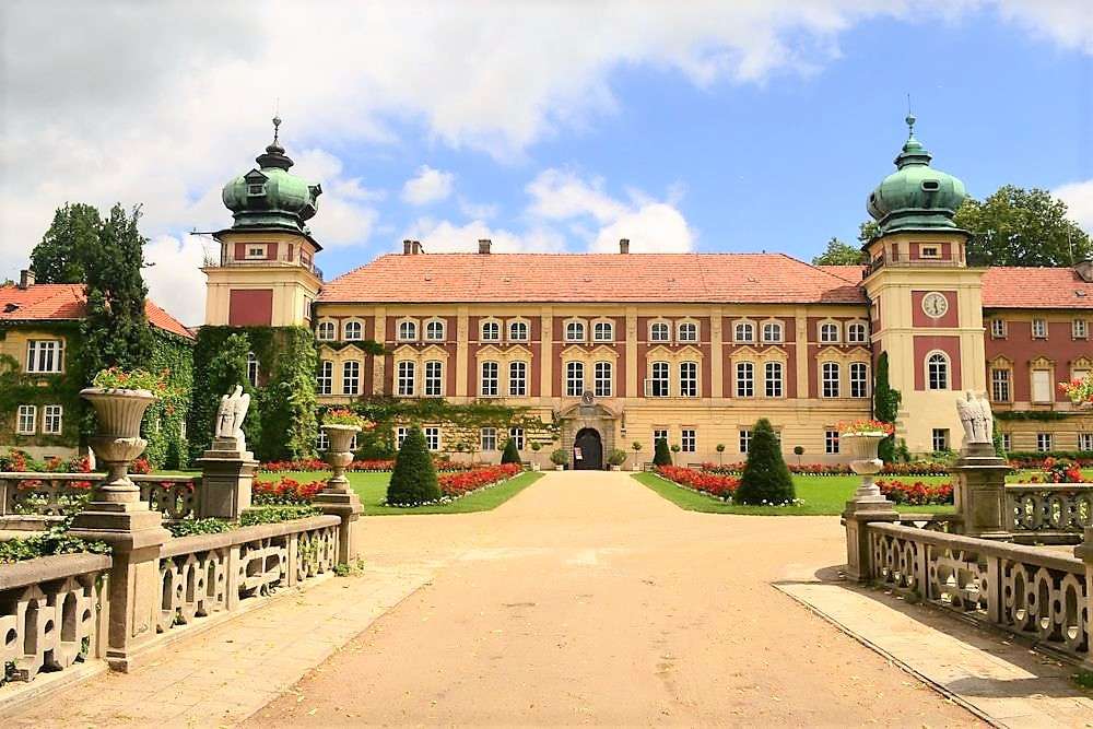 Zespół pałacowy w Łańcucie w Polsce puzzle online