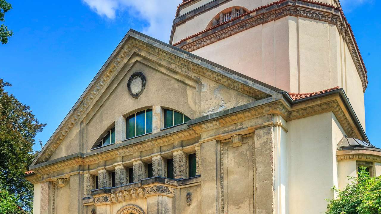 Miasto Gorlice w Polsce Synagoga puzzle online