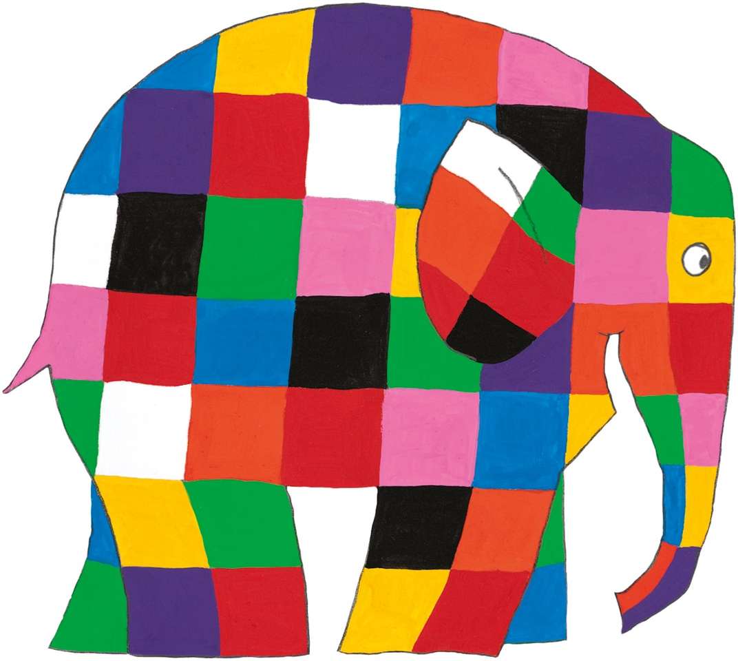 Elephant Elmer puzzle online