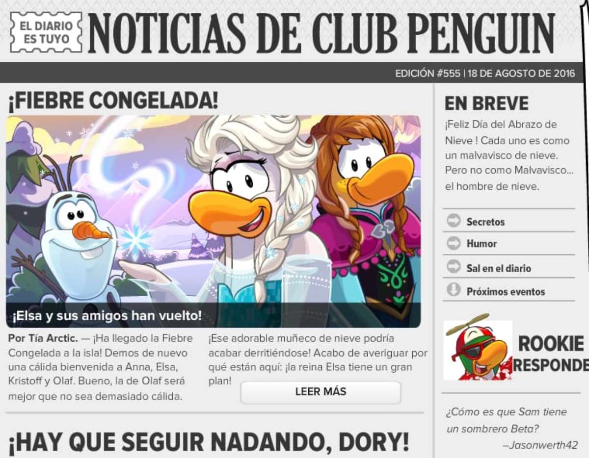 Wiadomości z Klubu Pingwina puzzle online