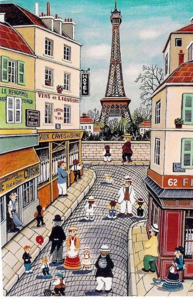 stara paryska ulica puzzle online