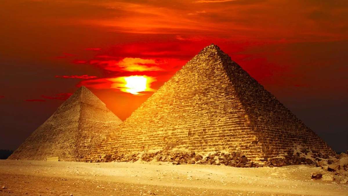 Piramidy w Egipcie puzzle online