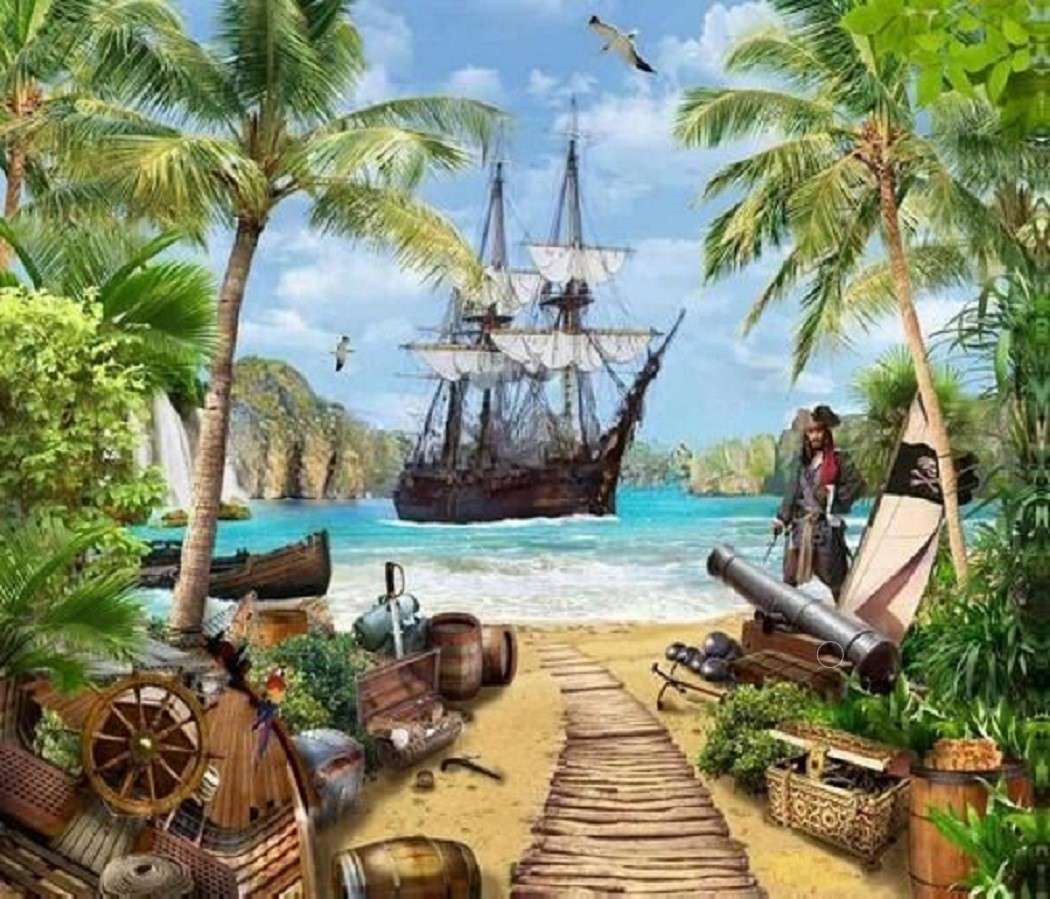 Kryjówka Jacka Sparrowa puzzle online