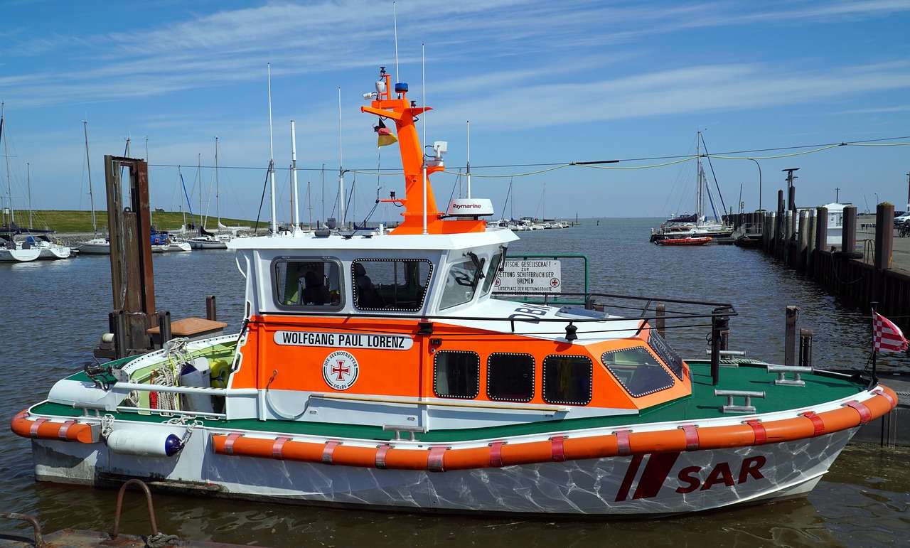 Port łodzi ratunkowych puzzle online