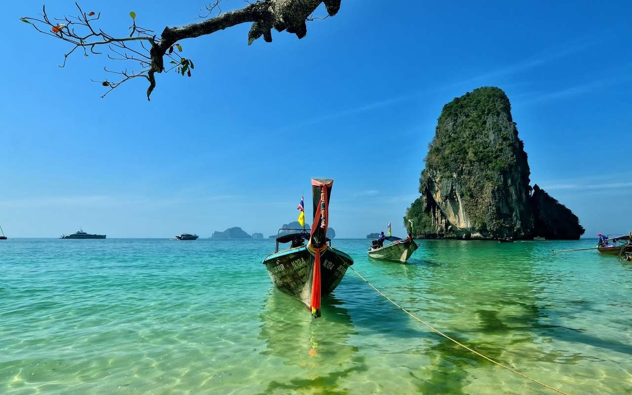 Niesamowite piękno Tajlandi ta turkusowa woda puzzle online