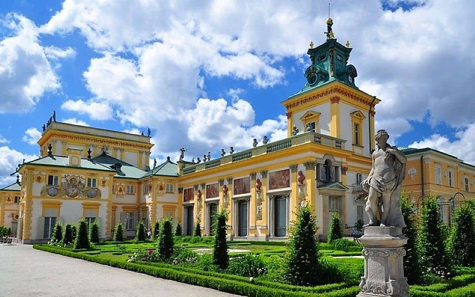 Warszawa Pałac w Wilanowie w Polsce puzzle online