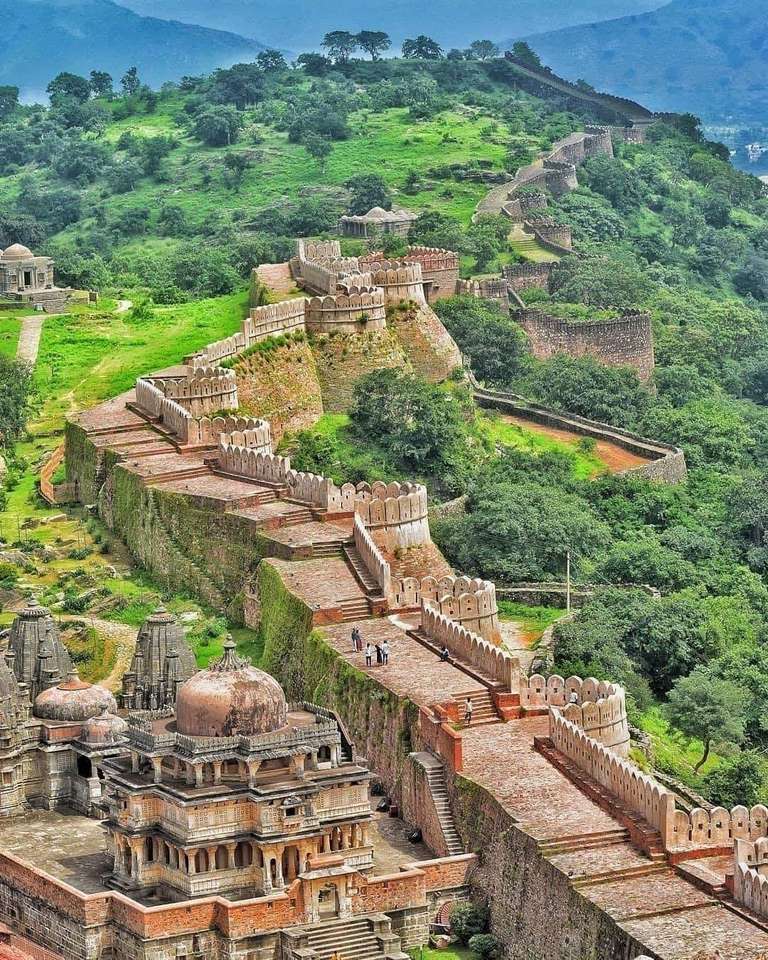 Wielki Mur - Rajasthan - Indie puzzle online