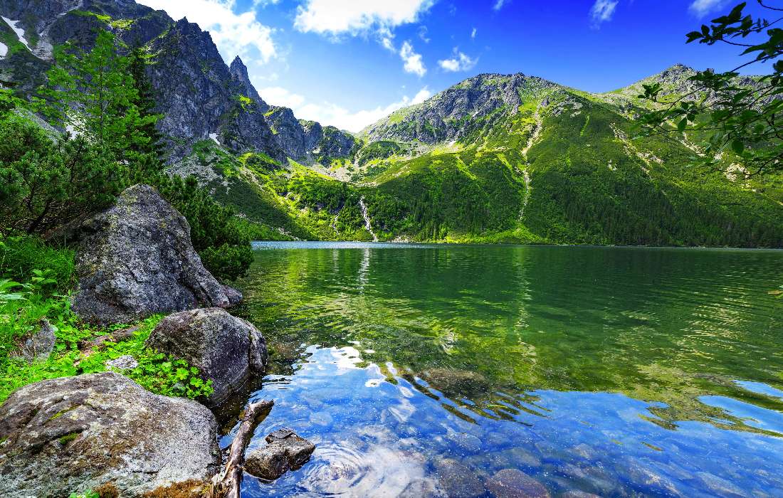 Piękne spokojne Tatry emanują spokojem puzzle online