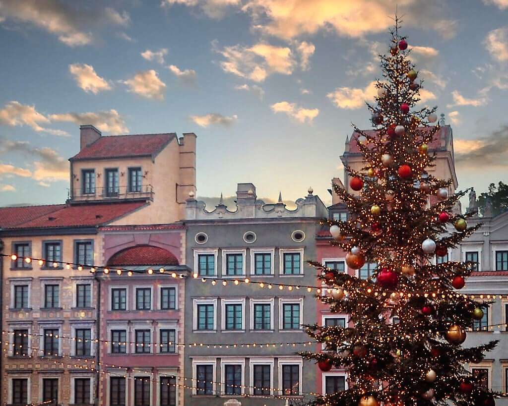 Warszawa na Boże Narodzenie puzzle online