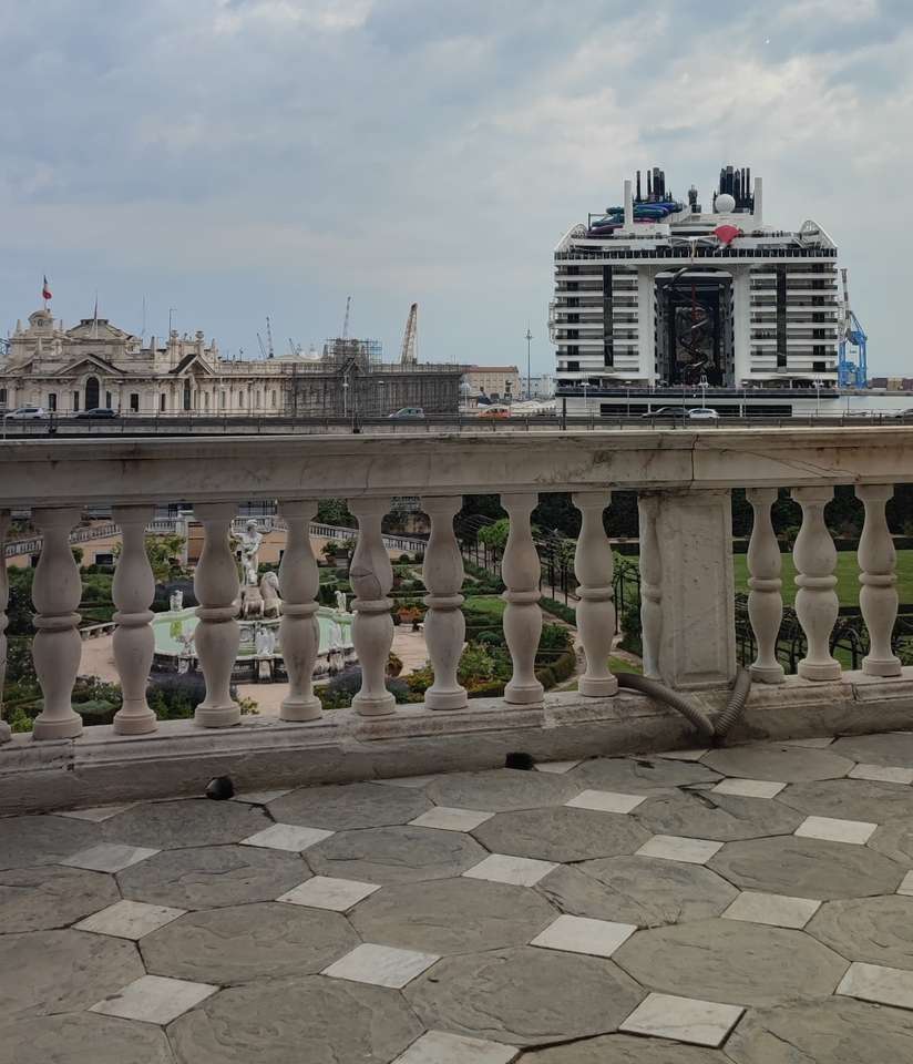 Vista del palazzo Doria Pamphily Genova puzzle online