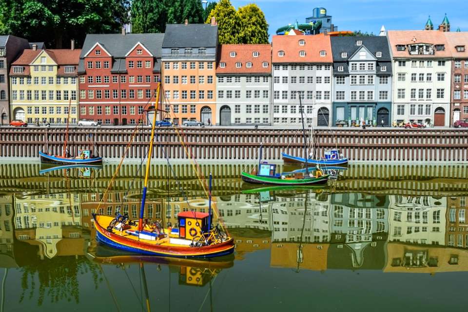 Kopenhaga w Parku Miniatur "Mini-Europe" puzzle online