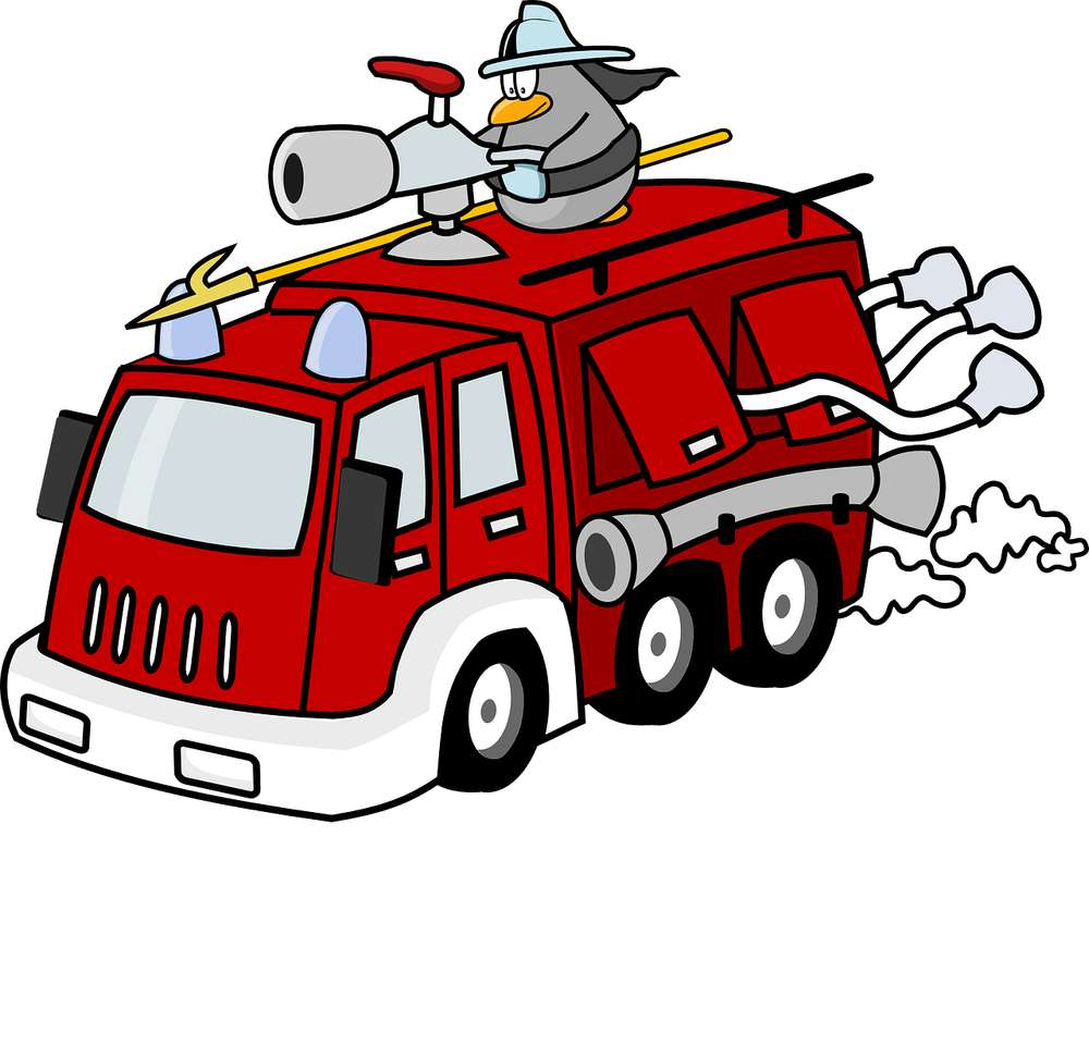 Wóz strażacki puzzle online