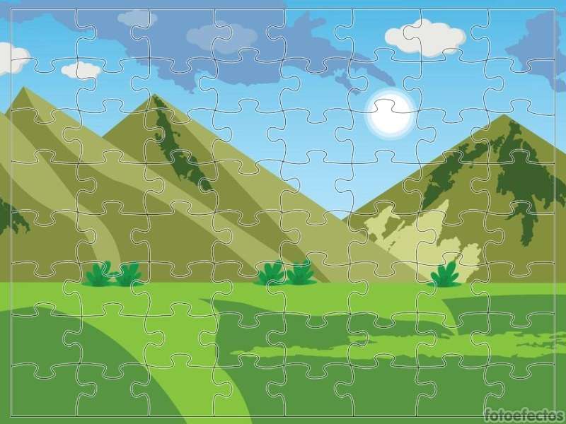formy terenu puzzle online