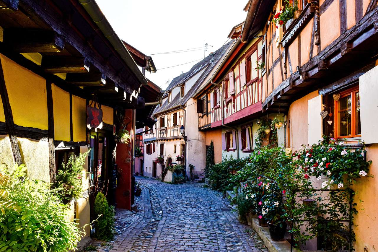 Eguisheim, Alzacja, Francja puzzle online